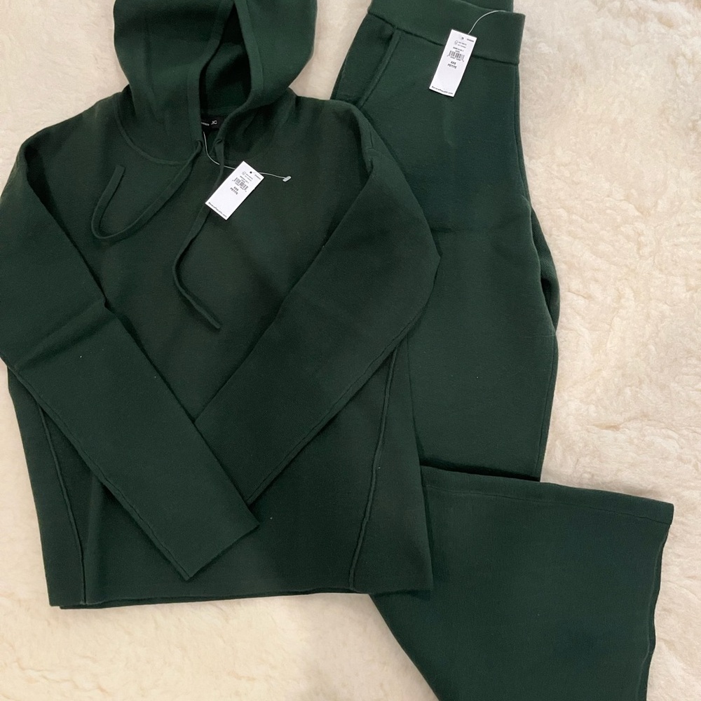 Banana Republic Dark Green Hoodie and Pants Set